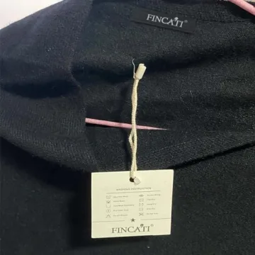 Pure Goat Cashmere Poncho - Elegant and Lightweight