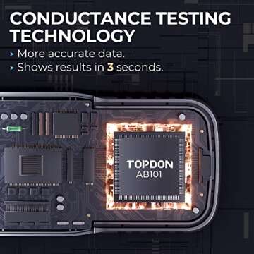 TOPDON AB101 Car Battery Tester: Accurate Diagnostics for All 12V Batteries