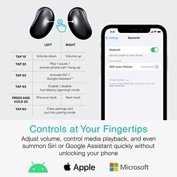 MEE audio Pebbles True Wireless Earbuds - Bluetooth 5.3