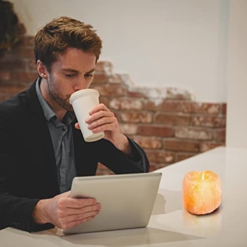 Natural Himalayan Salt Tea Light Candle Holders Pack