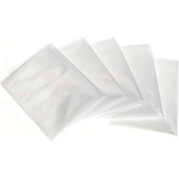 Shop Fox D4573 Durable Plastic Lower Collection Bags for Dust Collectors (5 Pack)