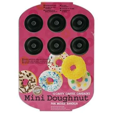 Wilton Small Donut Pan for 12 Mini Treats in Steel