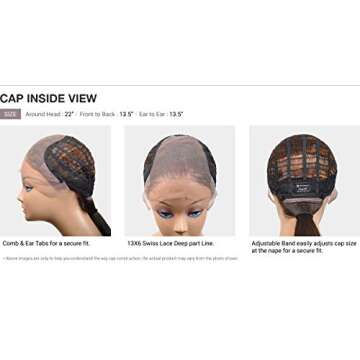 Sensationnel What lace 13x6 Wigs - zelena lacefrontal hand tied glueless synthetic with natural density preplucked hairline (FLAMBOYAGESAND)