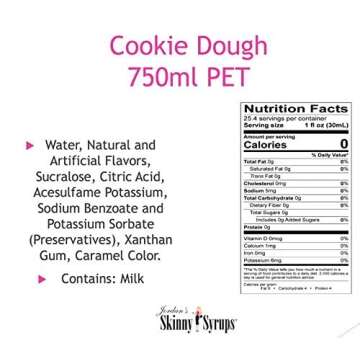 Jordan's Skinny Sugar Free Syrup Collection - 750 ml