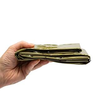 Survive Outdoors Longer 90% Heat Reflective Emergency Blanket XL - Rescue Blanket for Disaster Preparedness Kit - Waterproof & Windproof - Fits up to 2 People - 58" x 98", 5.9 oz, Orange - (Pack of 3)