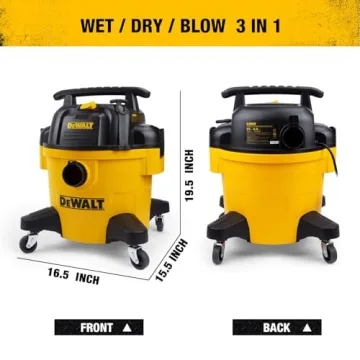 Expert DEWALT DXV06PZ Shop Vacuum 4 Peak HP, 6 Gallon