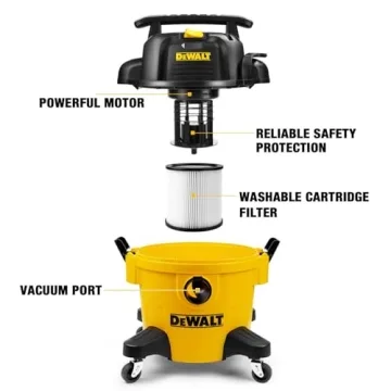 Expert DEWALT DXV06PZ Shop Vacuum 4 Peak HP, 6 Gallon