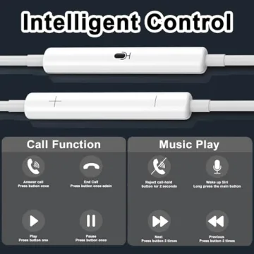 USB C Headphones for iPhone & Galaxy - HiFi Earbuds