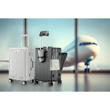 CAARANY 20inch Carry-On Luggage with USB Port and TSA Lock