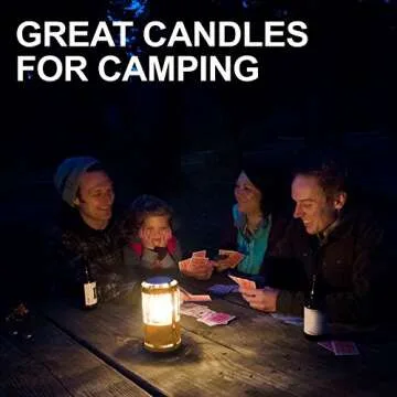 UCO 12-Hour Natural Beeswax Long-Burning Candles for UCO Candle Lanterns and Emergency Preparedness, Made in USA – Emergency Candles for Power Outage, 9-pack