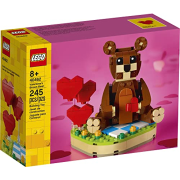 LEGO Valentine’s Brown Bear 40462 Build Kit for All Ages