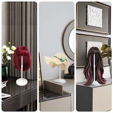 Adjustable Height Wig Stand for Easy Styling and Display