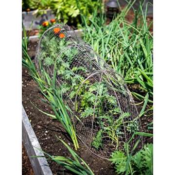 Gardener’s Supply Company Chicken Wire Cloche Garden Plot Plants Cover Protector | Sturdy Arch Met...