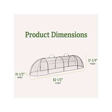 Sturdy Metal Chicken Wire Cloche Garden Protector