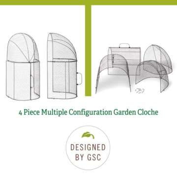 Sturdy Metal Chicken Wire Cloche Garden Protector