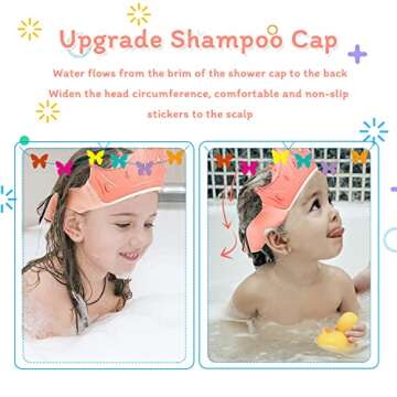 Crown Baby Shower Cap - Adjustable & Soft for Kids