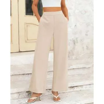 Chic BTFBM Women's Wide Leg Pants with Pockets