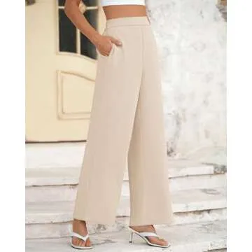 Chic BTFBM Women's Wide Leg Pants with Pockets