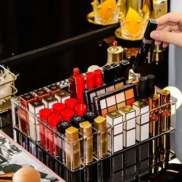 OCIRA Acrylic Makeup Organizer - Stylish and Versatile Storage