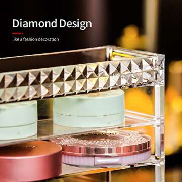 OCIRA Acrylic Makeup Organizer - Stylish and Versatile Storage