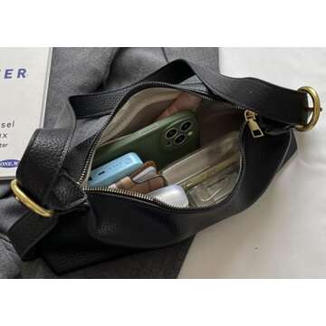 Shoulder Bag For Women Top Handle Purse Vegan Leather Handbag Medium Crossbody Bags Vintage Shoulder Bag