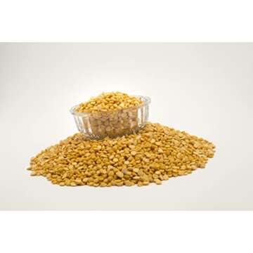 Sadaf Yellow Split Peas 24 oz - Quick Cooking Vegan Delight