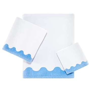 Avanti Linens Ripple Jonathan Adler Collection, Hand Towel, Multi