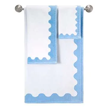 Avanti Linens Ripple Jonathan Adler Collection, Hand Towel, Multi