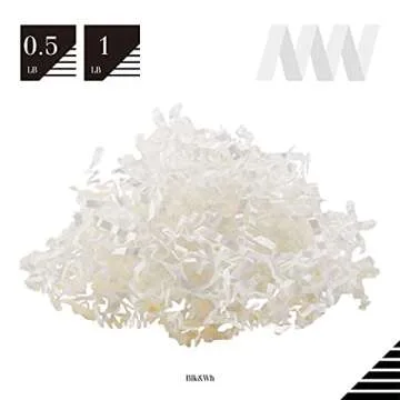 BLK&WH 0.5LB Crinkle Cut Paper Shred Filler, White Crinkle Paper for Gift Wrapping, Shredded Paper for Gift Baskets, Crinkle Paper for Packaging