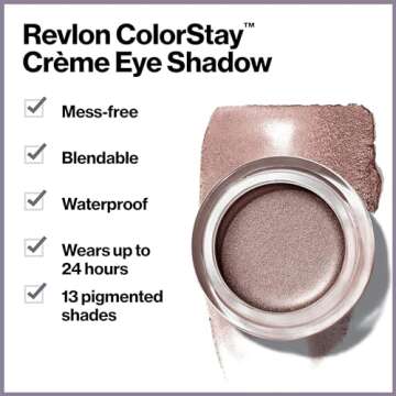 Revlon Crème Eyeshadow - 24 Hour Highly Pigmented Color