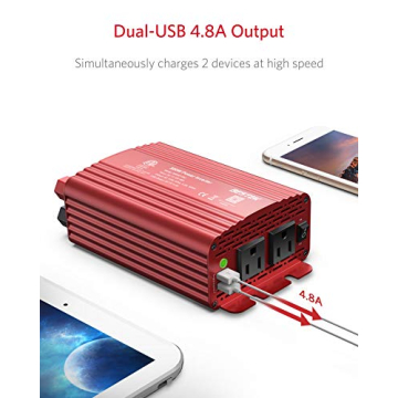 BESTEK 500W Power Inverter for Vehicles & Camping