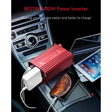 BESTEK 500W Power Inverter for Vehicles & Camping