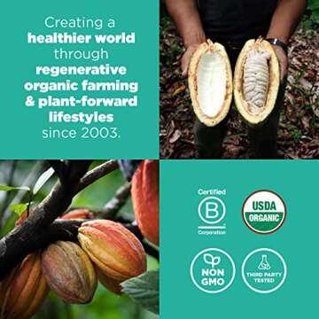 Navitas Organics Cacao Sweet Nibs 8oz. Bag, 56 Servings — Organic, Non-GMO, Gluten-Free