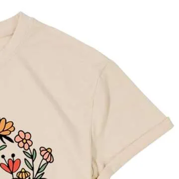 Cute Teacher Shirt Women Floral Design Inspirational Tee