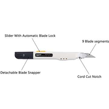 Utility Knife DAT Series-X for Precision Cutting and Crafting