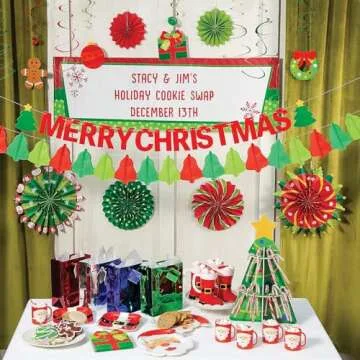 Festive Santa Boot Plastic Mugs Set of 12 for Christmas