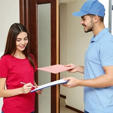 Fuxury Bubble Mailers 6x10" 100 Pack Light Pink Quality Shipping Bags