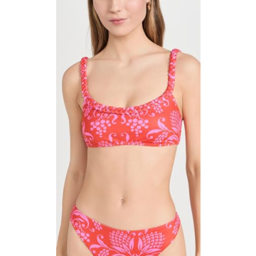 Rhode Women's Bibi Bikini Top - Anjuna Print Red XS
