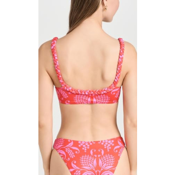 Rhode Women's Bibi Bikini Top Anjuna Print Red XS