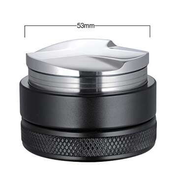 MATOW 53mm Coffee Distributor, Espresso Distribution Tool, Coffee Leveler Compatible with Breville 54mm Portafilter- Professional Espresso Distributor Leveler Tool