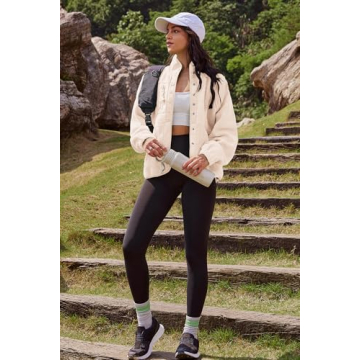 Nirovien Fuzzy Fleece Jacket for Women Stylish Warmth