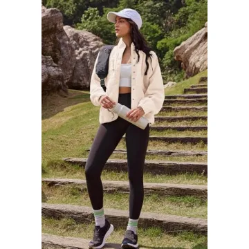 Nirovien Fuzzy Fleece Jacket for Women Stylish Warmth