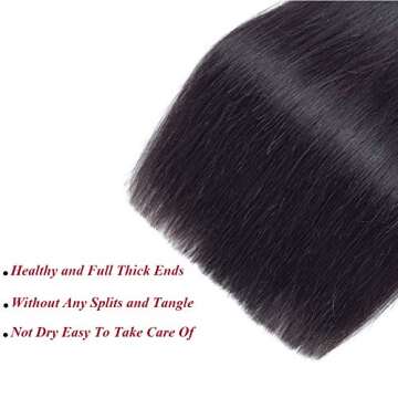 Amella Hair 8A Brazilian Virgin Hair Extensions for All Styles