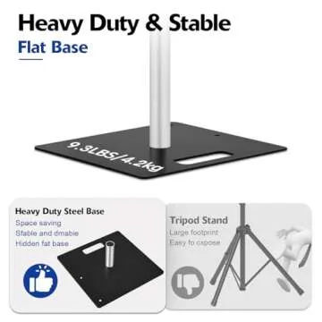 Hecis 8x10 Adjustable Pipe and Drape Backdrop Stand