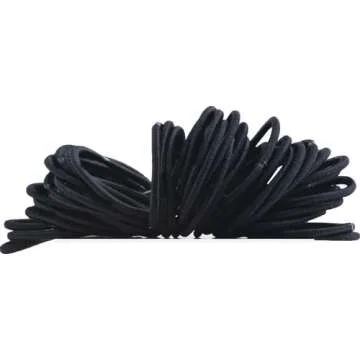 Goody Ouchless Hair Elastics, Black, 36 Count (Pack of 1)