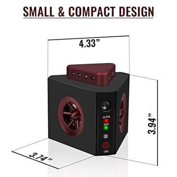 Plug-in Rodent Ultra Sonic Repellent 4-in-1 Rat Repelling Device Get Rid of Mice with Ultrasound Flashlight Predator Sounds Indoor Pest Prevention