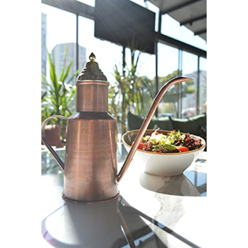 Handmade Copper Oil Bottle - Unique and Functional