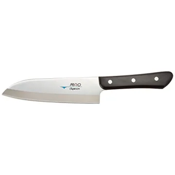 Mac Knife Superior Santoku Knife - 6-1/2 Inch Silver Precision Kitchen Knife