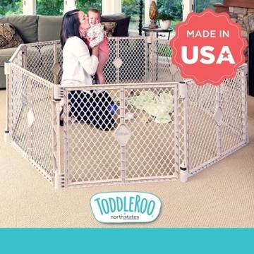Toddleroo Superyard 8 Panel Baby Playpen for Kids