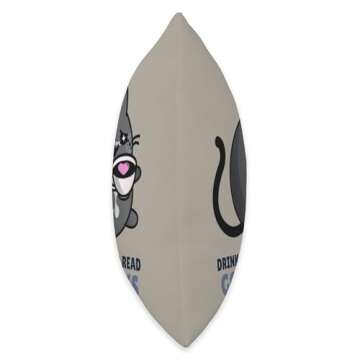 The Cozy Mystery Company Drink Coffee and Read Good Books Throw Pillow, 16x16, Multicolor